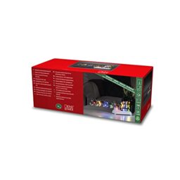 "Konstsmide Christmas Lights ""Huskys and Sleigh"" Christmas Ornament Decoration/Battery Operated: 2xAAA (Excl.)/Christmas Scene Multi Coloured Diodes"