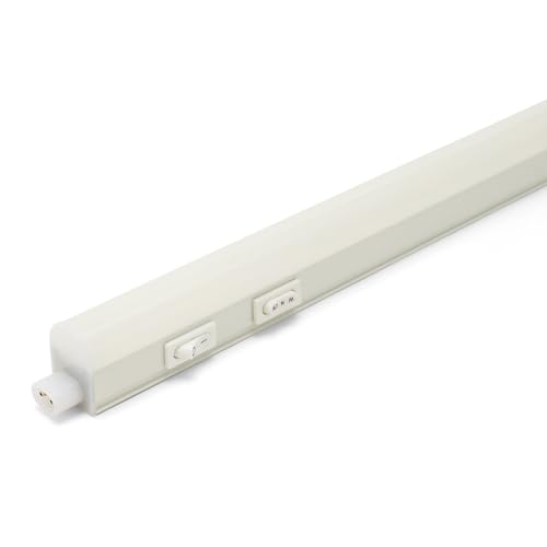 10W LED Batten, 1200 Lumen Under-Cabinet Light, 873mm. Extendable LED Light up to 120W. 3 Selectable Light Colors: Warm Light, Natural Light, Cold Light. for Kitchens, Suspended Ceilings, Closets,