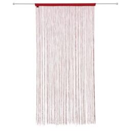 Well Home Thread Curtain 90 x 200 cm Light and Modern Red