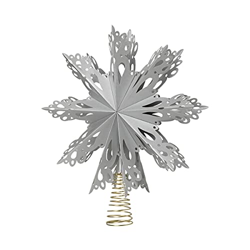 Broste Copenhagen Christmas Star 70080348 Christmas Tree Topper Paper 30 cm Silver