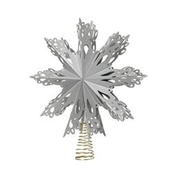 Broste Copenhagen Christmas Star 70080348 Christmas Tree Topper Paper 30 cm Silver