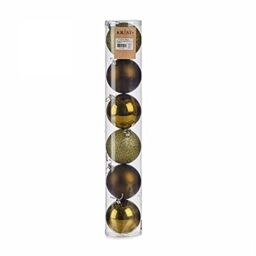 Krist+ Christmas Baubles Set, Multicoloured, Standard