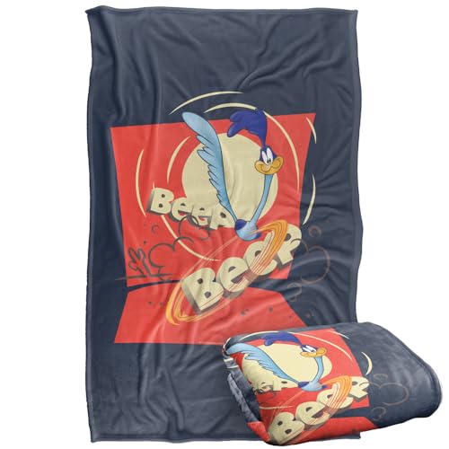 Looney Tunes Beep Beep Silky Touch Super Soft Throw Blanket 91 x 147 Cm