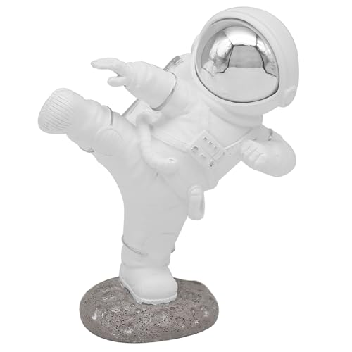 The Leonardo Collection Astronaut Karate Kid Decor Figurine - Martial Arts Pose, Space Explorer Design, Decorative Ornament, Modern Display, Collectible Figure, Gift Ready