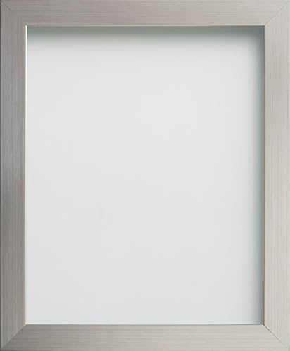 Frame Company Connolly Range Silver Wooden Picture Photo Frame, 12x8 inch *Choice of Sizes* Fitted with Real Glass