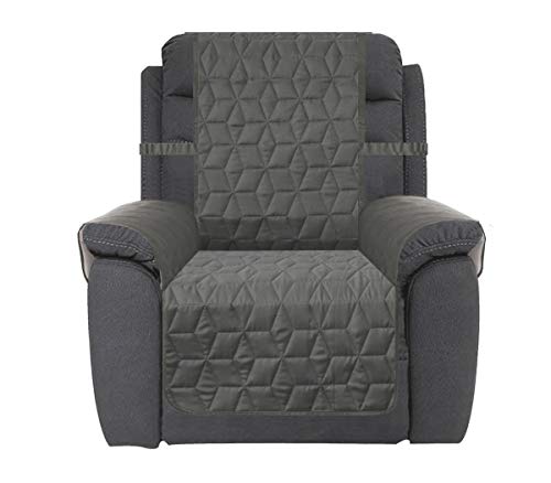 Ameritex Waterproof Nonslip Recliner Cover Christmas Decor Stay in Place, Dog Couch Recliner Cover Furniture Protector for Pets and Kids (Green, 30'')