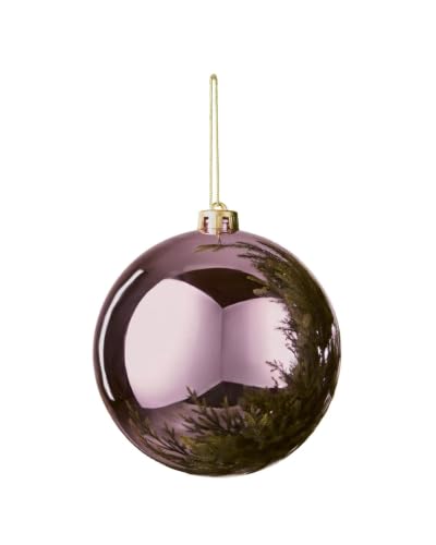 WeRChristmas Pink Shiny Extra Large Christmas Bauble 15 cm, Shatterproof
