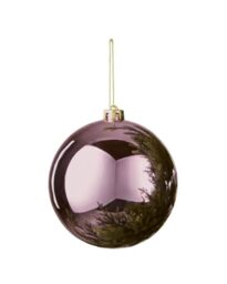 WeRChristmas Pink Shiny Extra Large Christmas Bauble 15 cm, Shatterproof