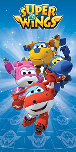 Miracle Home Beach Towel Micro Super Wings 1, 100% Polyester Microfibre, Single Colour, 70 x 140 cm