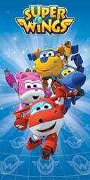 Miracle Home Beach Towel Micro Super Wings 1, 100% Polyester Microfibre, Single Colour, 70 x 140 cm