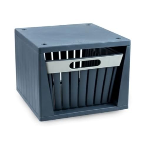 Ecoplast Cubo Modular Doga, Recycled Plastic Storage Basket, Green, 20 Litres