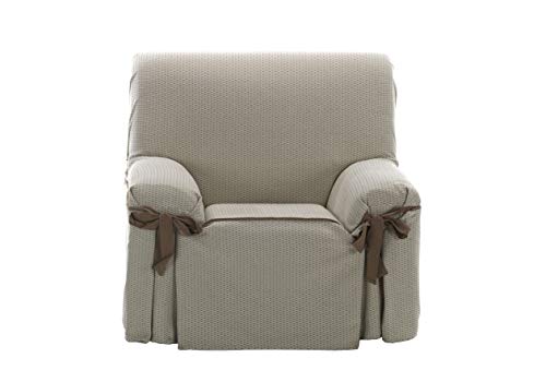 Martina Home Capri Sofa Cover Bows, Linen, 1 Seater