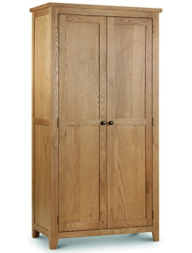 Julian Bowen Marlborough 2 Door Wardrobe, Oak
