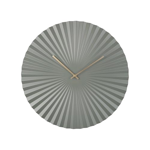 Karlsson Wall Clock Sensu XL Steel Jungle Green Diameter 50 cm Excl. 1 AA Battery