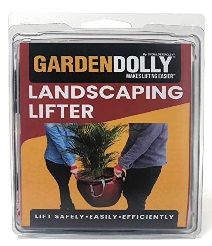 Shoulder Dolly GardenDolly- Landscaping Lifting Straps, Move Heavy Garden Objects-Flower Pots, Planters, Rocks, Secure Lift up to 362kg