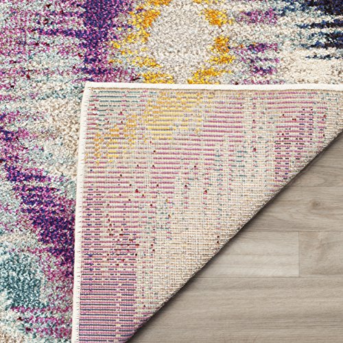 Safavieh Boho Chic Rug for Living Room, Dining Room, Bedroom - Monaco Collection, Short Pile, Multi, 24 x 36 Inch