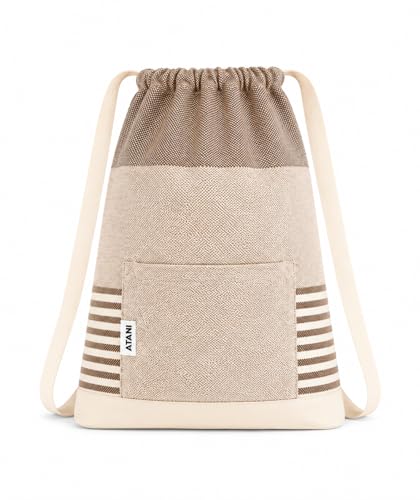 ATANI Turkish Oversized Beach Towel Backpack 2 in 1 Quick Dry Sand Free Large Beach Towel Bag Travel 100% Cotton Blanket