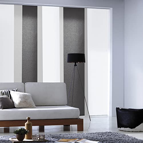 MADECOSTORE Plain Blackout Curtain Charcoal Grey 45cm L x 260cm H