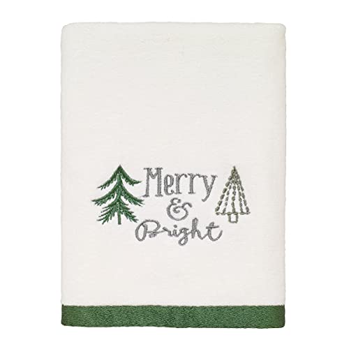 Avanti Linens Christmas Trees Collection, Cotton, Multicolor, Hand Towel