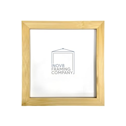 INOV8 Photo Frame Bamboo Natural 12x12 (8x8 App)