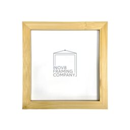 INOV8 Photo Frame Bamboo Natural 12x12 (8x8 App)