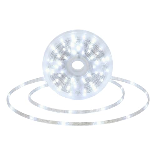 50m/500 LEDs Cool White Fairy Lights - Mains Powered String Lights with 8 Modes, Memory & Timer, Flexible Leather-Thread Wire, IP44 Waterproof for Indoor/Outdoor Christmas, Home & Garden Décor