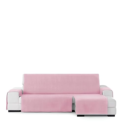 Eysa Oriente Practical Chaise Longue Cover 240 cm., Color 02/Pink, Right Front View