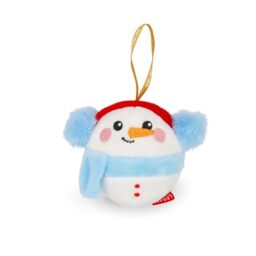 Legami - Oh-Oh-Ornaments Plush Snowman Christmas Tree Hanging Christmas Tree Decoration Polyester 9 x 10 x 4 cm