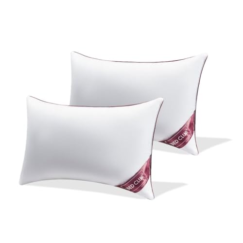 GC GAVENO CAVAILIA Savile Microfiber Pillows 2 Pack (74x48 cm) - Soft Supportive Bed Pillow - Luxury Microfiber Filling, Breathable & Comfortable Sleeping Pillows for Home & Hotel Pillow - White