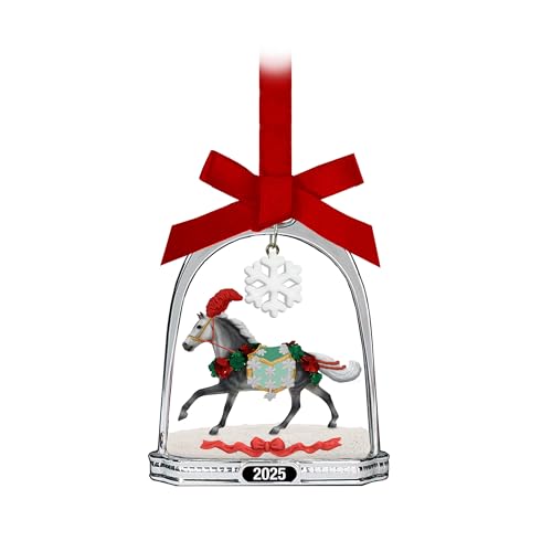 Breyer 2025 Stirrup Ornament - Christmas in Bloom - Model # B-HP-10224