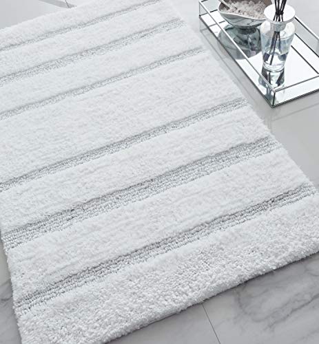 Catherine Lansfield Sparkle Bath Mat White