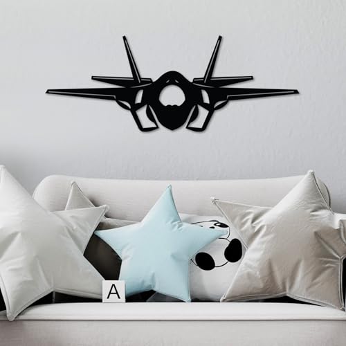 Stylish Black Decorative Metal Wall Accessory, 60 x 23 cm, 100% Metal, 1.5 mm Thickness, Lightweight (0.298 kg), Perfect for Modern Home Decor