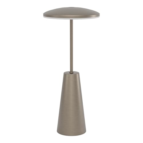 Eglo LED Outdoor Table lamp Piccola, Touch dimmable Bedside lamp with Adjustable Light Colour, Outside Garden Light, Balcony and Terrace Lighting, Metal in Bronze, IP54