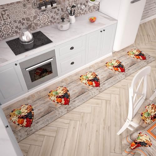 PETTI Artigiani Italiani-Kitchen Rug, Kitchen Rectangualr Rugs, Area Rug, 3D Print Pattern, 100% Made in Italy