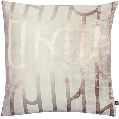 Ashley Wilde Meyer Cushion Cover, Viscose, Polyester, Cotton, Quartz/Powder