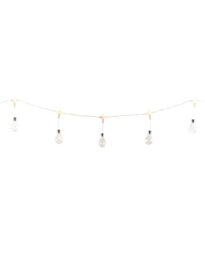 WeRChristmas Set of 10 Copper Wire Light Bulbs