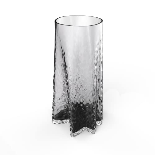 Cooee Design Gry Tulip Glass Vase 30 cm Ash Colour