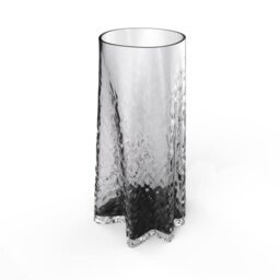 Cooee Design Gry Tulip Glass Vase 30 cm Ash Colour