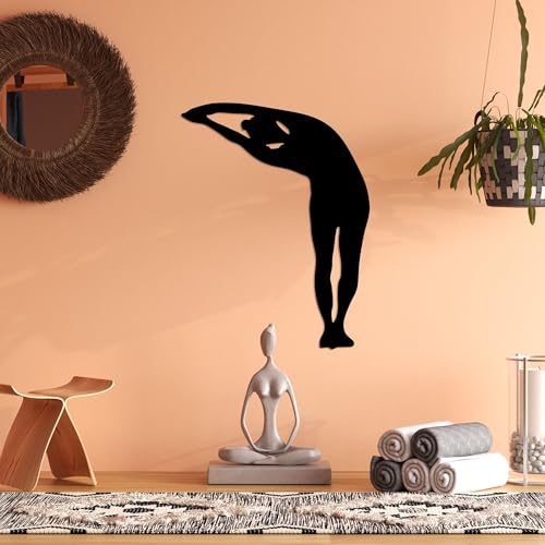 Stylish Black Decorative Metal Wall Accessory, 42 x 60 cm, 100% Metal, 1.5 mm Thickness, Perfect for Modern Home Decor & Unique Wall Art