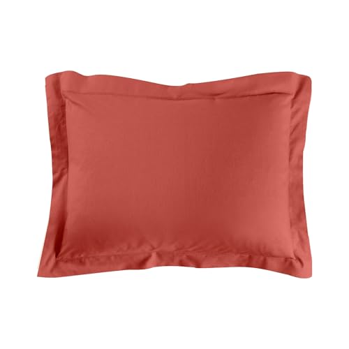 Douceur d'Intérieur, Pillowcase (50 x 70 cm) Lina Terracotta, 100% Cotton
