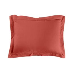 Douceur d'Intérieur, Pillowcase (50 x 70 cm) Lina Terracotta, 100% Cotton