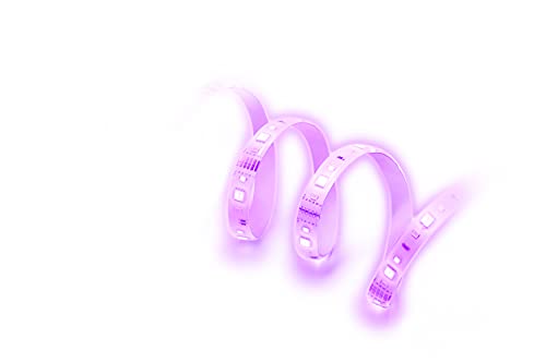 4lite Smart WiZ Connected LED Strip Light Extension (1m) Colour Changing Dimmable 1000lm Tuneable White LED Tape, Wi-Fi/Bluetooth Controlled - 4l1/8027