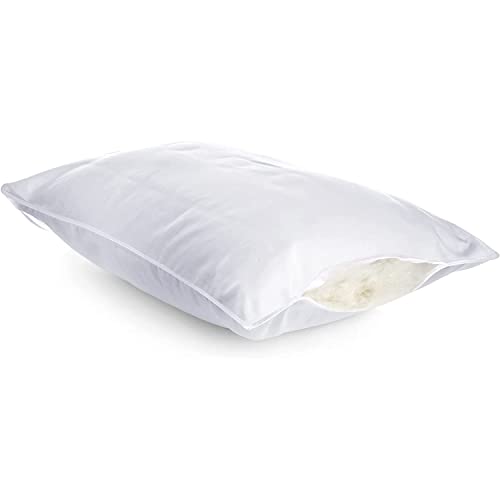 East Coast Bedding Pillow Shell with No Filling, Standard King & Queen Size Empty Pillow Shells, 100% Cotton Shell, DIY Pillow Case for Bulk Down Stuffing, Standard Size