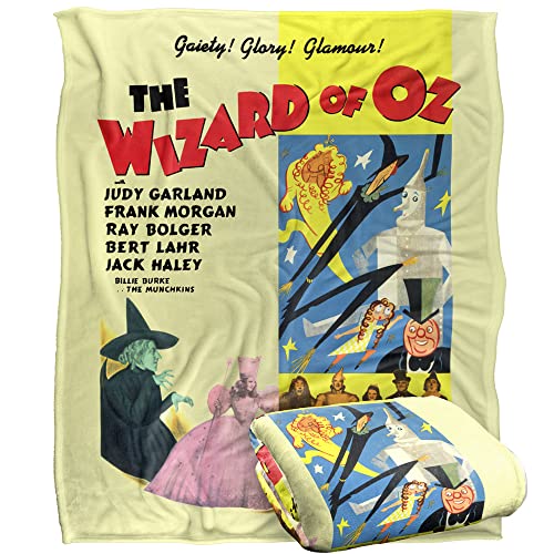 THE WIZARD OF OZ Poster Silky Touch Super Soft Throw Blanket 152 x 127 cm