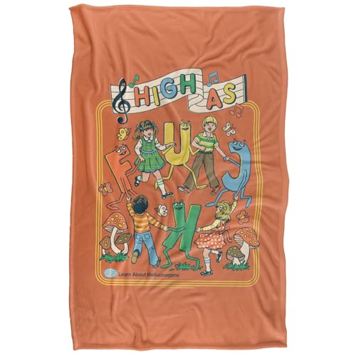 Steven Rhodes High Af Silky Touch Super Soft Throw Blanket 91 X 147 Cm
