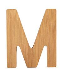 Small Foot 12066 ABC Letter M Made of Sustainable Bamboo Can Be Combined with Other Letters as Decoration or Door Sign