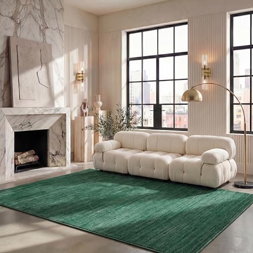 Safavieh Modern Rug for Living Room, Dining Room, Bedroom - Vision Collection, Short Pile, in Black, 60 x 110 cm