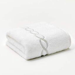 Calla Angel Superior 1000 Gram Egyptian Cotton Oversize 63 x 31 Bath Towel,1 Piece, Silver Chain