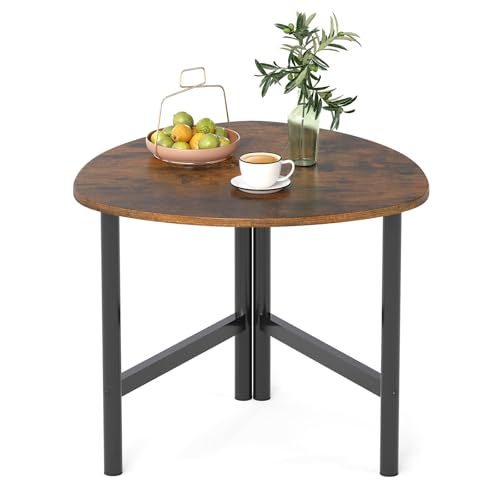 CASART Triangle Coffee Table (Rustic Brown)