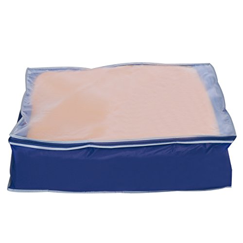 MSV 65 x 55 x 20 cm 100 Percent PVA Peva Blanket Cover, Blue